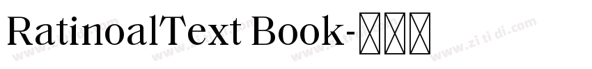RatinoalText Book字体转换
